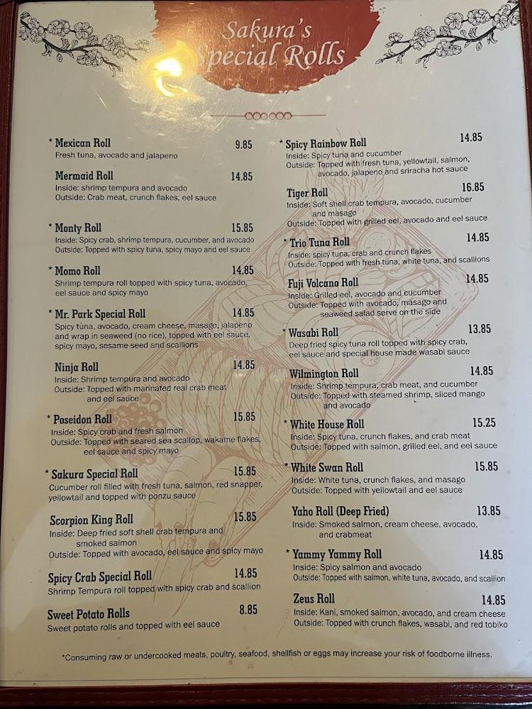 Sakura Japanese Sushi in Elsmere All
